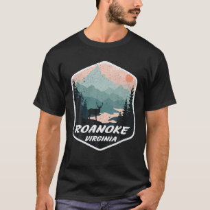 T-shirt Roanoke Virginia VA Mountains Randonnée pédestre S