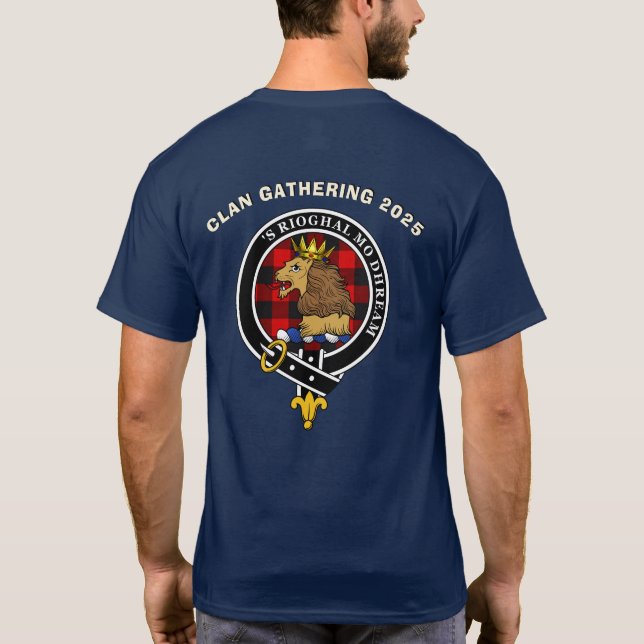 T-shirt Rob Roy MacGregor Réunion familiale personnalisée (Dos)