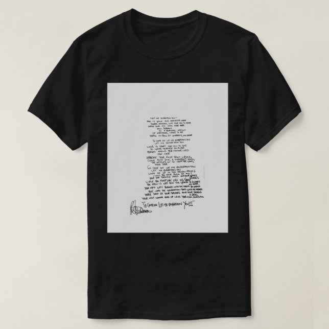 T-shirt ROBBIE WILLIAMS - LMEY Graphic (Design devant)