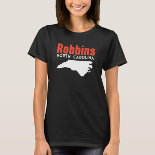 T-shirt Robbins Caroline du Nord Usa État Amérique Voyage