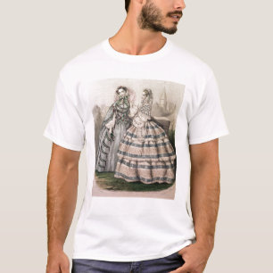 T-shirt Robe de jour pour 1858, gravée par Barreau