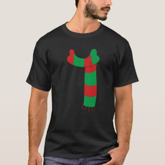T-shirt Robe de Noël Écharpe d'hiver Necktie Vilaine Noël