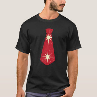 T-shirt Robe de Noël Hiver Cravate NYE Necktie Ugly Xma