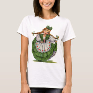 T-shirt Robe traditionnelle vintage irlandaise fille