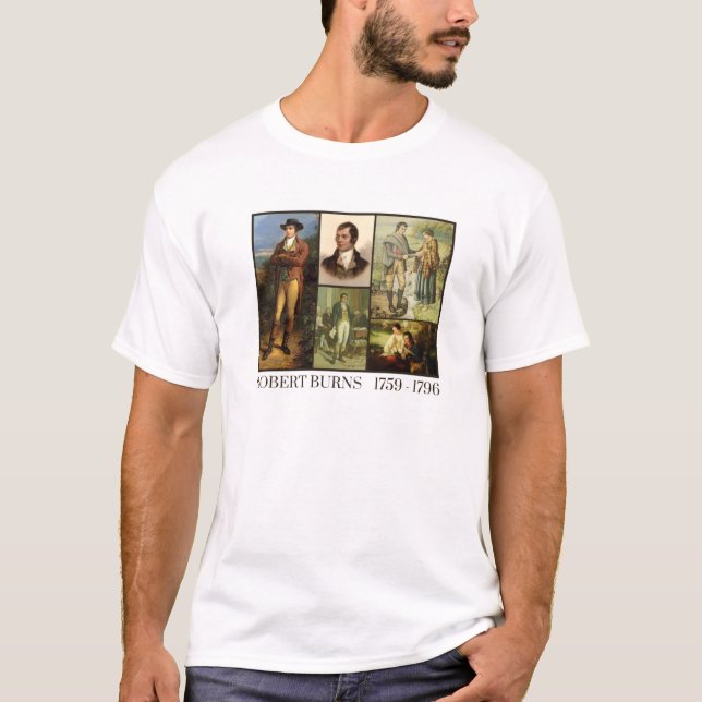 T-shirt Robert Burns 1759 - 1796 T (Devant)