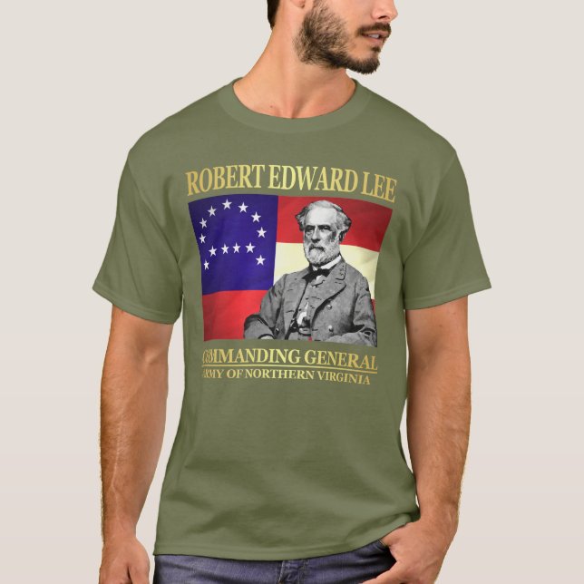T-shirt Robert E Lee (Commandant général) (Devant)