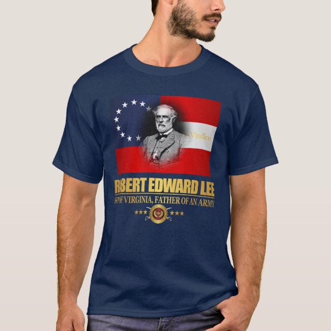 T-shirt Robert E Lee (patriote du sud) (Devant)