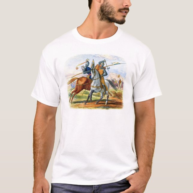 T-shirt Robert le Bruce tue monsieur Henry Bohum (Devant)