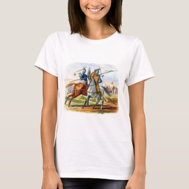T-shirt Robert le Bruce tue monsieur Henry Bohum (Devant)