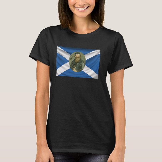 T-shirt Robert the Bruce King of Scotland sur The Scottish (Devant)