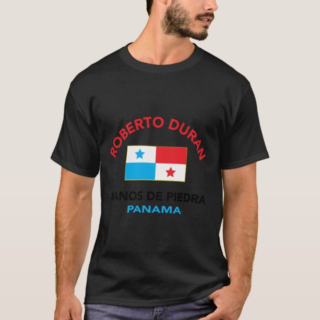 T-shirt Roberto Manos de Piedra Duran Panama (Devant)
