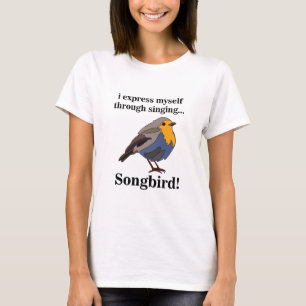T-shirt Robin Redmamin Songbird