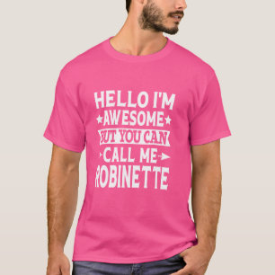 T-shirt Robinette Nom de famille Robinette Nom de famille 