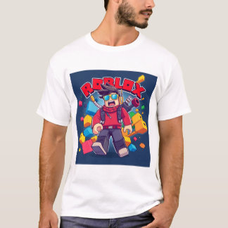 T-shirt Roblox – Digital World Print