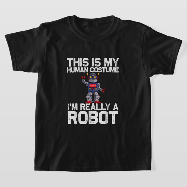 T-shirt Robot Art Pour Hommes Femmes Enfants (Poser)