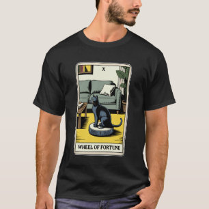 T-shirt Robot aspirateur Roue de la Fortune Tarot drôle 