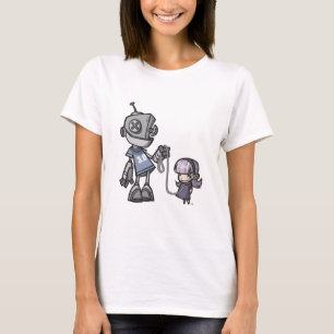 T-shirt Robot-avec-Enfant