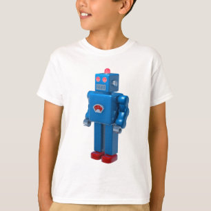 T-shirt Robot bleu