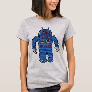T-shirt Robot bleu