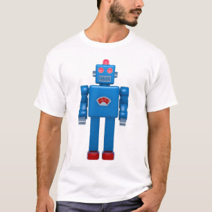 T-shirt Robot bleu 02