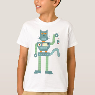 T-shirt Robot Chat & Wind Up Souris