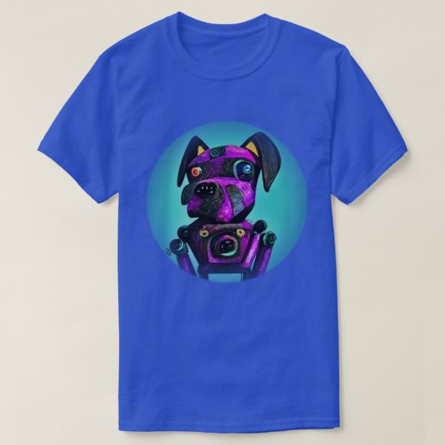 T-shirt robot chien (Design devant)