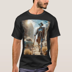 T-shirt Robot dans Ghost Town