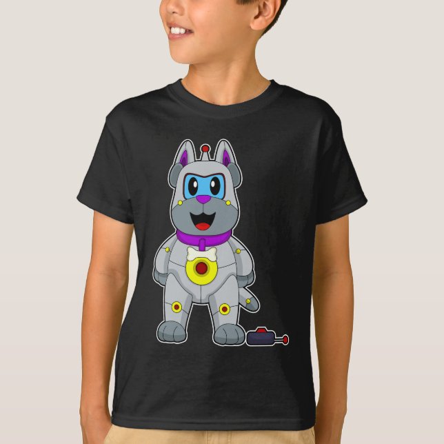 T-shirt Robot de chien (Devant)