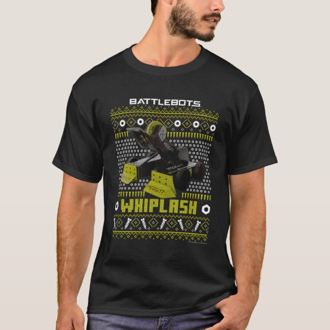 T-shirt Robot de combat Whiplash Vilain (Devant)