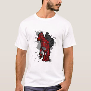 T-shirt Robot de ventre balloné