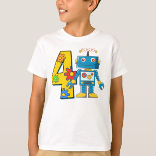 T-shirt Robot du 4e anniversaire