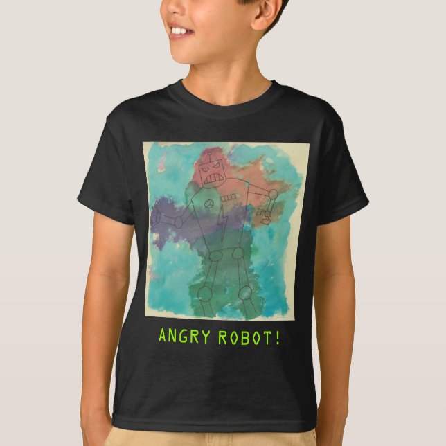 T-shirt Robot fâché (Devant)