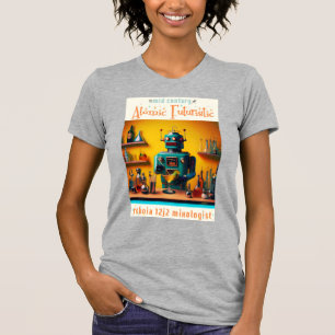 T-shirt Robot futuriste rétro ROBIA 12J2 Mixologue