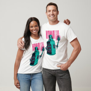 T-shirt Robot Graffitti Code-Barre