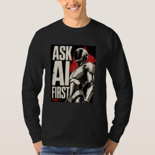 T-shirt Robot humanoïde IA Design Technologique Futuriste