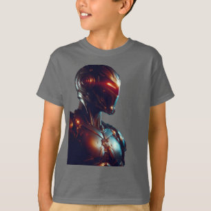 T-shirt Robot Kids' sans peur