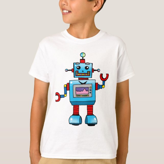 T-shirt Robot mignon (Devant)