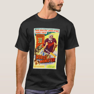 T-shirt Robot Monster Halloween Horreur Sci Fi Ape Extérie
