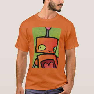 T-shirt Robot orange vous regardant