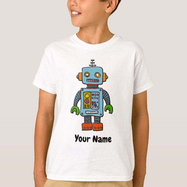 T-shirt robot personnalisé (Devant)