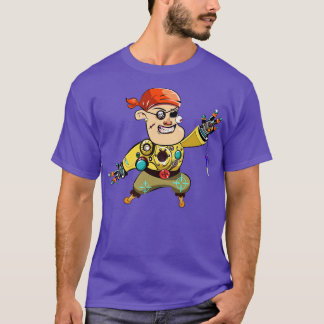 T-shirt Robot pirate
