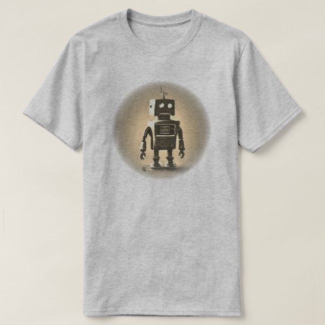 T-shirt Robot Rétro (Design devant)