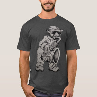 T-shirt Robot Sax