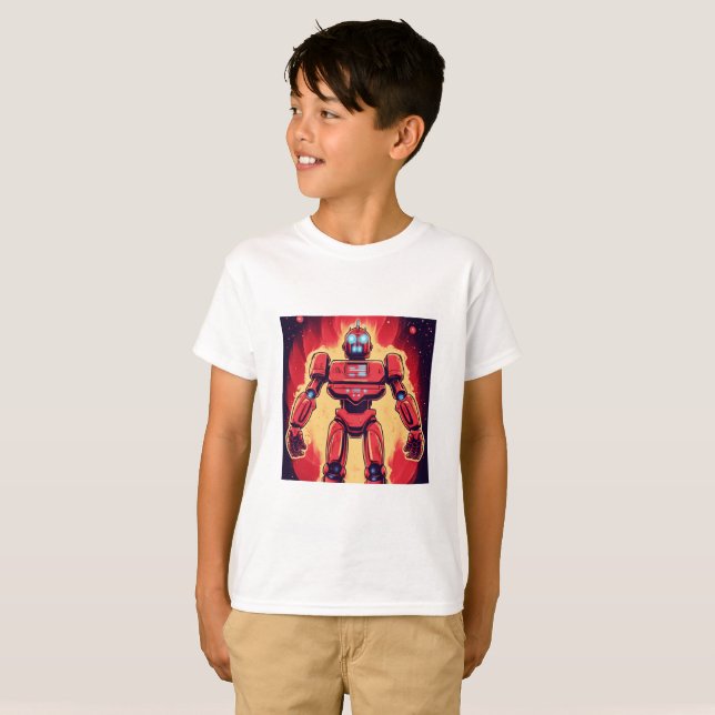 T-shirt Robot Tetsujin - Allez sur une aventure Sci-Fi Epi (Devant entier)