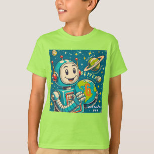 T-shirt Robot vintage dans la science spatiale Découverte