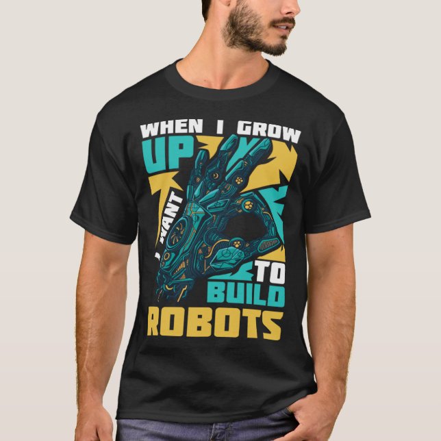 T-shirt Robotics Engineer Software Building Robots (Devant)