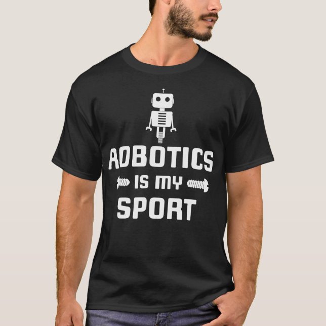 T-shirt Robotique est mon Robot Sport Digital Funny Cadeau (Devant)