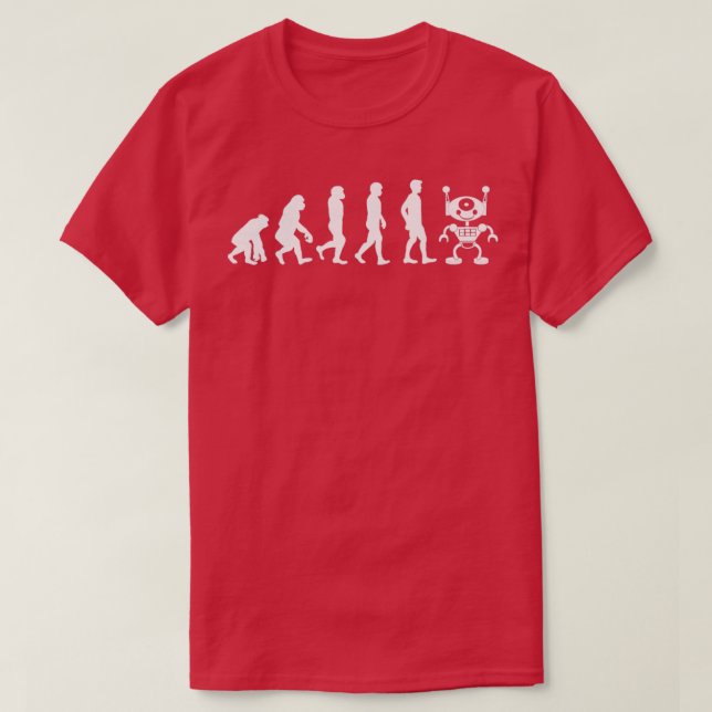 T-shirt Robotique Génie Humanoïaque Robots Drôle Robot E (Design devant)