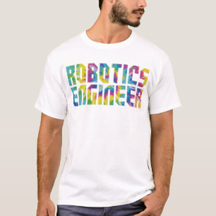 T-shirt Robotique Ingénieur Robotique Ingénieur Tie Dye Re