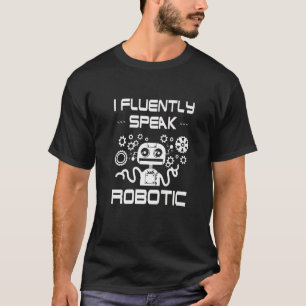 T-shirt Robotique Pour Adultes Hommes Femmes Robot Cyborg 